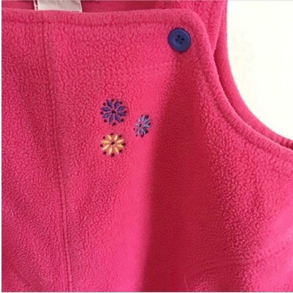 Gymboree girls dress pink vintage Aspen Adventure fleece jumper - Picture 2 of 7